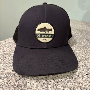 Navy Simms Baseball Fishing Hat